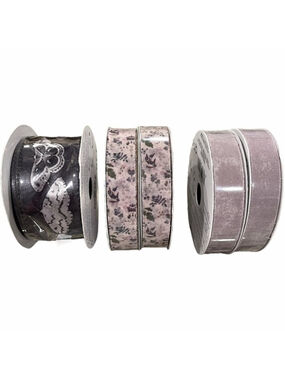 Bundle Of 5 Place & Time Ribbon Rolls Quality Time Series Fall Autumn Crafts NWT